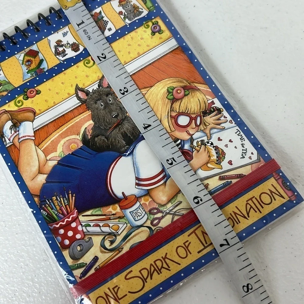 Mary Engelbreit “One Spark of Imagination” Spiral Notebook 2012 New in Package